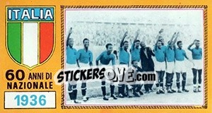 Sticker Italia Nazionale (1936)