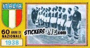 Sticker Italia Nazionale (1938)