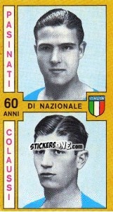 Cromo Pasinati / Colaussi - Calciatori 1969-1970 - Panini