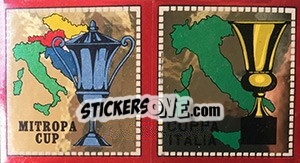 Sticker Mitropa Cup / Coppa Italia - Calciatori 1969-1970 - Panini