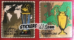 Sticker Coppa Intercontinentale / Coppa dei Campioni - Calciatori 1969-1970 - Panini