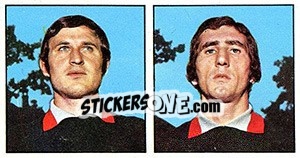 Sticker Pinotti / Cazzaniga - Calciatori 1970-1971 n. 441 - Panini