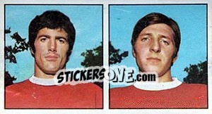 Sticker Bertogna / Lanzetti - Calciatori 1970-1971 - Panini