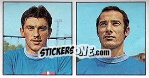 Sticker Carlet / Vivian - Calciatori 1970-1971 - Panini