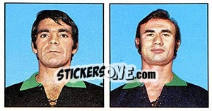 Sticker Mantovani / Grosso - Calciatori 1970-1971 - Panini