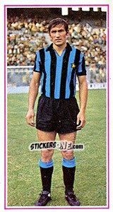 Sticker Tarcisio Burgnich - Calciatori 1970-1971 - Panini