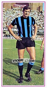 Sticker Giacinto Facchetti - Calciatori 1970-1971 n. 107 - Panini