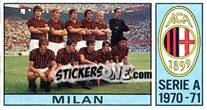Figurina Squadra - Calciatori 1970-1971 - Panini