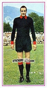 Sticker Fabio Cudicini - Calciatori 1970-1971 n. 185 - Panini