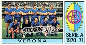 Figurina Squadra - Calciatori 1970-1971 - Panini