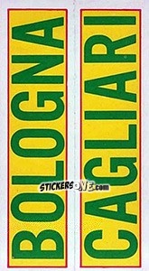 Sticker Bologna / Cagliari - Calciatori 1970-1971 - Panini