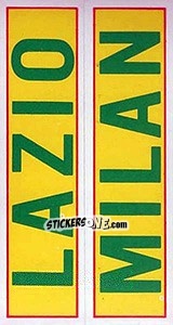 Cromo Lazio / Milan - Calciatori 1970-1971 - Panini