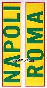 Sticker Napoli / Roma - Calciatori 1970-1971 n. 328 - Panini