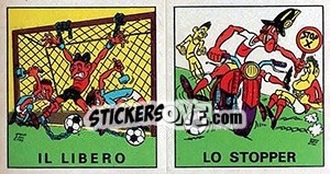 Figurina Il Libero / Lo Stopper - Calciatori 1970-1971 - Panini