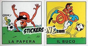 Sticker La Papera / Il Buco - Calciatori 1970-1971 - Panini