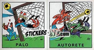 Sticker Palo / Autorete - Calciatori 1970-1971 - Panini
