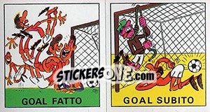 Figurina Goal Fatto / Goal Subito - Calciatori 1970-1971 - Panini