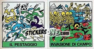 Sticker Il Pestaggio / Invasione Di Campo