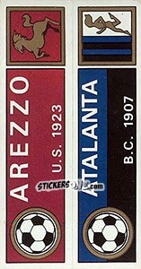 Sticker Scudetto Arezzo / Atalanta - Calciatori 1970-1971 n. 359 - Panini