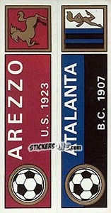 Figurina Scudetto Arezzo / Atalanta