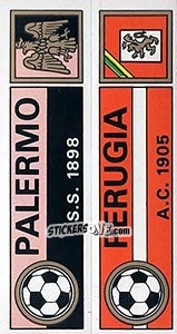 Sticker Scudetto Palermo / Perugia