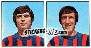 Sticker Giacomin / Del Duca - Calciatori 1970-1971 n. 394 - Panini