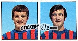 Cromo Gatti / Matteucci - Calciatori 1970-1971 - Panini