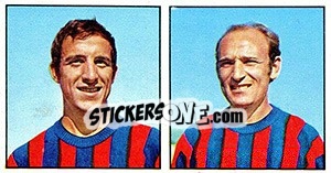 Sticker Tanello / Casisa - Calciatori 1970-1971 - Panini