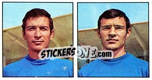 Sticker Correnti / Pozzato - Calciatori 1970-1971 - Panini