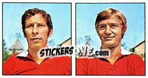 Sticker Micheli / Bacher - Calciatori 1970-1971 - Panini