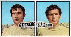 Sticker Grossi / Sali - Calciatori 1970-1971 - Panini