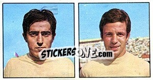 Sticker Merighi / Lombardo - Calciatori 1970-1971 - Panini