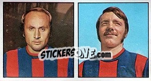 Sticker Pelagalli / Romanzini - Calciatori 1970-1971 - Panini