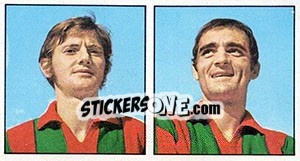 Sticker Ranghino / Benatti - Calciatori 1970-1971 - Panini