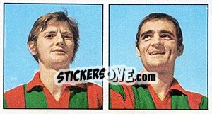 Sticker Ranghino / Benatti - Calciatori 1970-1971 n. 484 - Panini