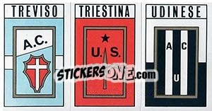 Cromo Scudetto Treviso / Triestina / Udinese - Calciatori 1970-1971 - Panini