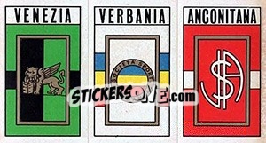Sticker Scudetto Venezia / Verbania / Anconitana - Calciatori 1970-1971 - Panini
