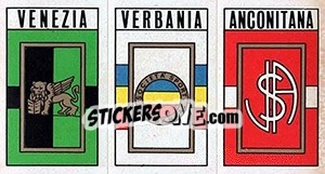Sticker Scudetto Venezia / Verbania / Anconitana - Calciatori 1970-1971 n. 495 - Panini