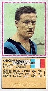 Sticker Antoine Bonifaci - Calciatori 1970-1971 - Panini
