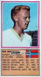 Sticker Per Bredesen - Calciatori 1970-1971 - Panini