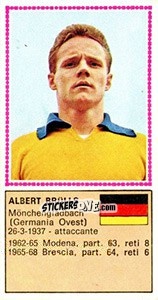 Sticker Albert Brulls - Calciatori 1970-1971 n. 518 - Panini