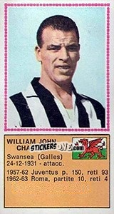 Sticker William John Charles - Calciatori 1970-1971 - Panini