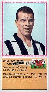 Sticker William John Charles - Calciatori 1970-1971 n. 519 - Panini
