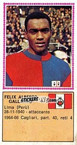 Figurina Felix Alberto Gallardo - Calciatori 1970-1971 n. 523 - Panini