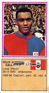 Figurina Felix Alberto Gallardo - Calciatori 1970-1971 - Panini