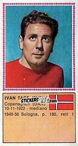 Sticker Ivan Tage Jensen - Calciatori 1970-1971 n. 534 - Panini