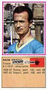 Cromo Naim Krieziu - Calciatori 1970-1971 - Panini