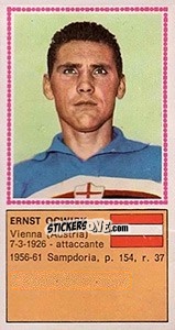 Sticker Ernst Ocwirk - Calciatori 1970-1971 n. 554 - Panini