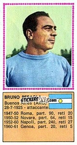 Figurina Bruno Pesaola - Calciatori 1970-1971 - Panini