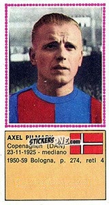 Figurina Axel Pilmark - Calciatori 1970-1971 - Panini